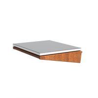 FORNO DAMM worktops - Cortenstaal + RVS