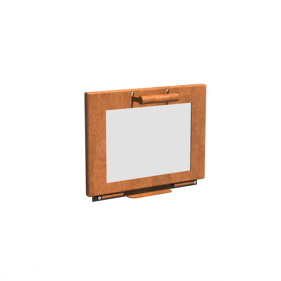FORNO STIG door - Cortenstaal 3mm - Heatresistant glass