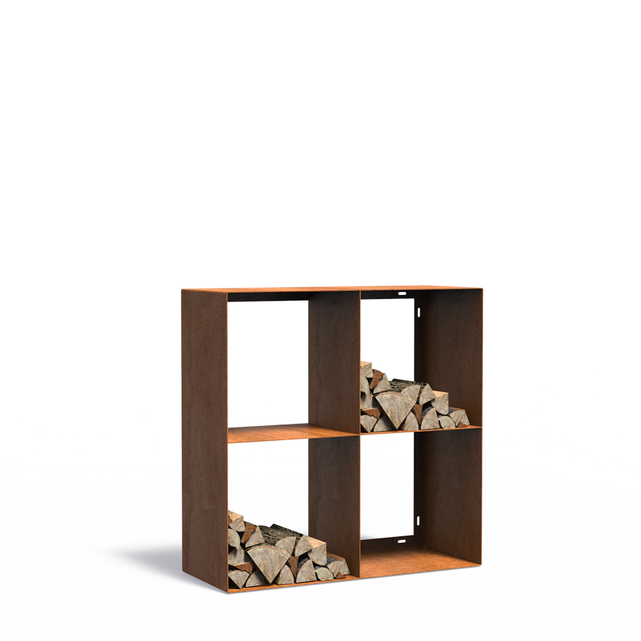 FORNO LOGG quad - Cortenstaal 3mm