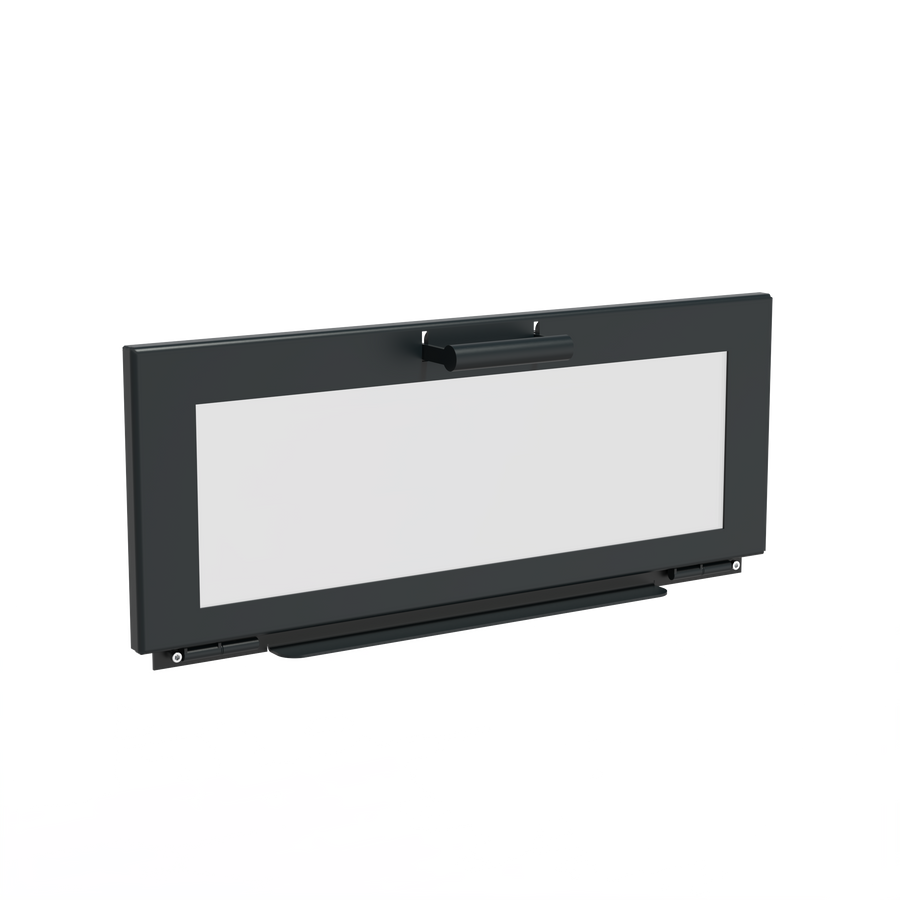 FORNO ENOK door RAL9005 - Gecoat staal 3 mm - Heatresistant glass