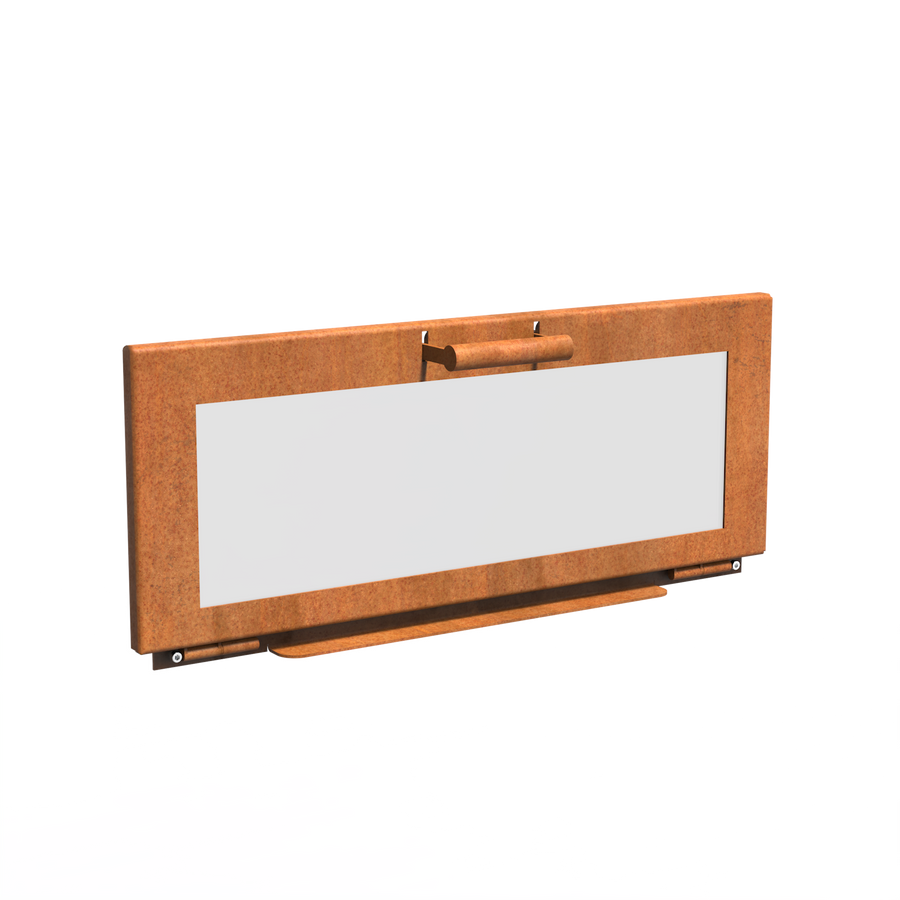 FORNO ENOK door - Cortenstaal 3mm - Heatresistant glass