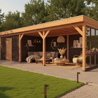 Trendhout Casa – Douglas overkapping met plat dak 330 cm