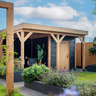 Trendhout Casa – Douglas overkapping met plat dak 330 cm