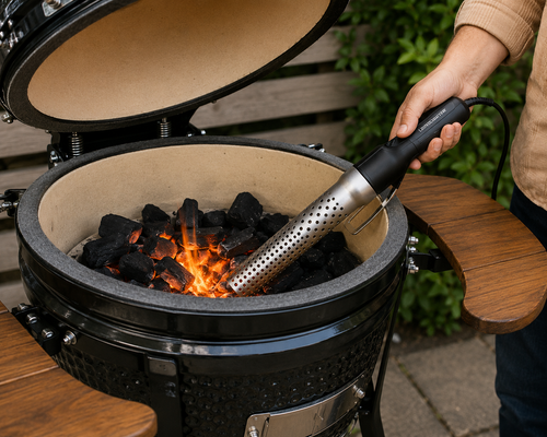 Kamado aansteken: stap voor stap