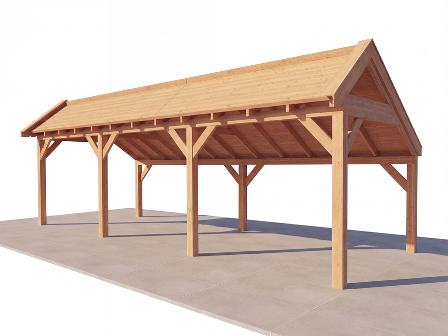 Trendhout kapschuur de Stee – douglas 360cm