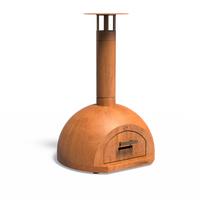 FORNO DOME - Cortenstaal + Bamboo