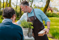 FORNO leather apron - Leer