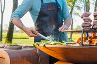 FORNO leather apron - Leer