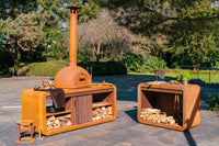 FORNO DOME - Cortenstaal + Bamboo