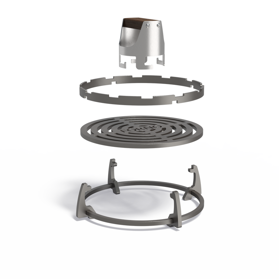 FORNO SEARE COSA GRILLSET - Staal