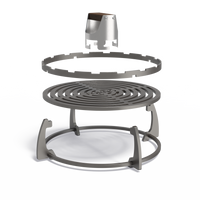 FORNO SEARE BOLE GRILLSET - Staal
