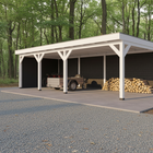Trendhout Refter XL – Douglas overkapping met plat dak 340 cm