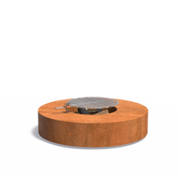 FORNO RONDE + grill - Cortenstaal 3mm + Inox