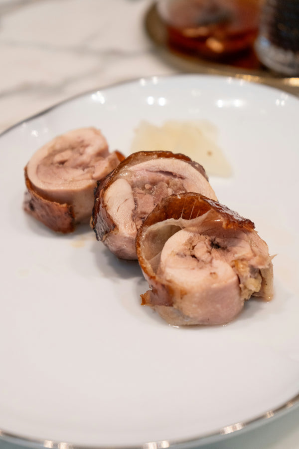 Porchetta van het Spit
