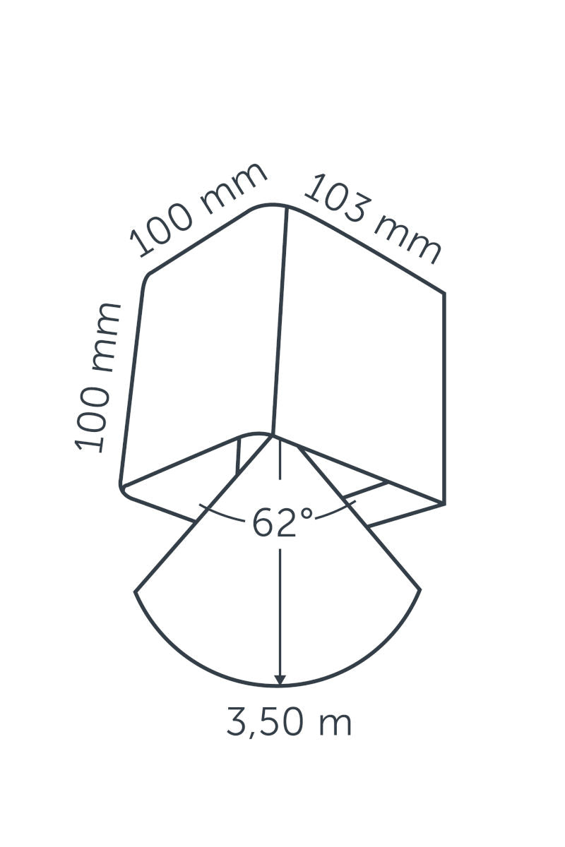 in-lite ACE DOWN 230V White – productfoto