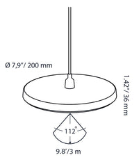 in-lite DISC PENDANT TRIPLE 230V – productfoto