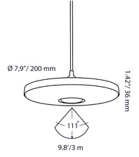 in-lite DISC PENDANT TRIPLE 230V – productfoto