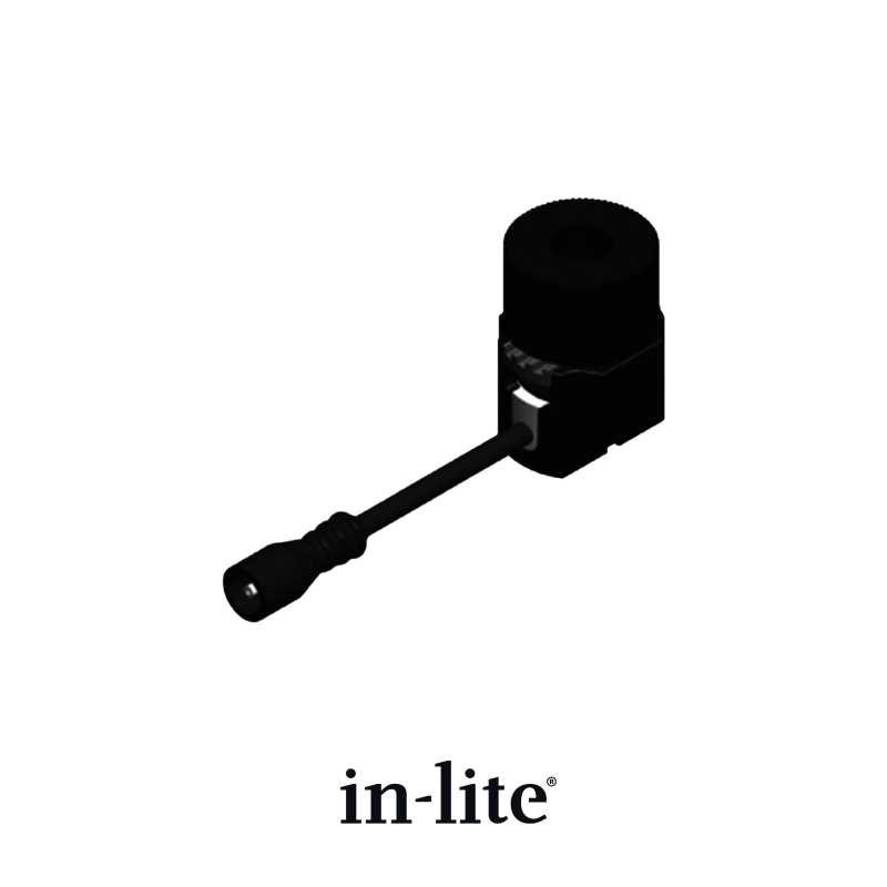 in-lite EASY LOCK zwarte stekker – productfoto