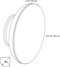 in-lite SWAY WALL Pearl Grey – productfoto