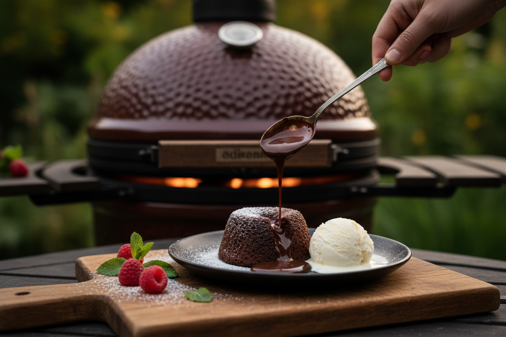 Kamado Chocolade Lava cake