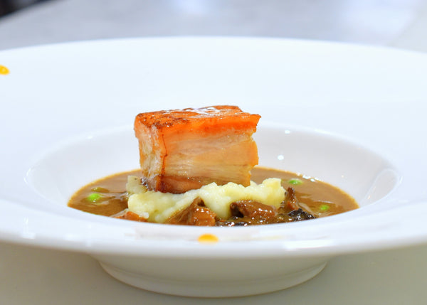 Krokant Buikspek met Vijgenchutney